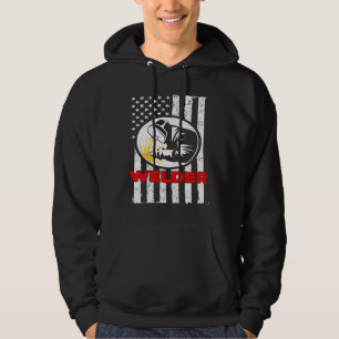 Moletom Solda da Bandeira Americana Fabricante de Metal So