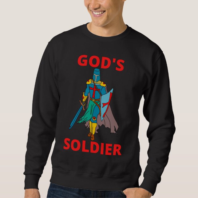 Moletom Soldado de Deus em Armas (Frente)