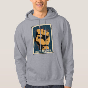 Moletom Solidariedade Fist: Martin Luther King Jr. Dia Hoo