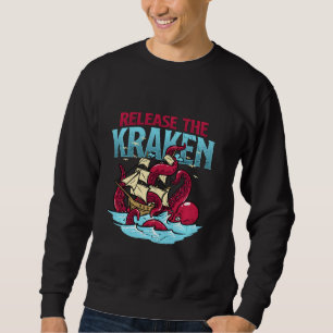 Moletom Solte o Kraken! Zombies Outubro Zombies Navio Lon