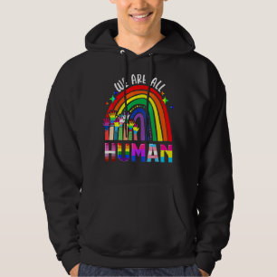 Moletom Somos Todos Do Orgulho Humano Ally Rainbow Lgbt Fl
