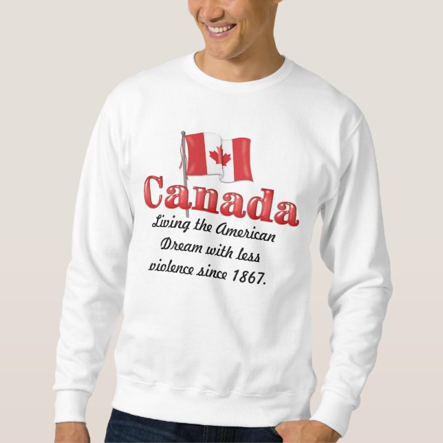 Moletom Sonho canadense (Frente)