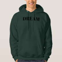 Sonho de Hoodie Motivacional (Verde)