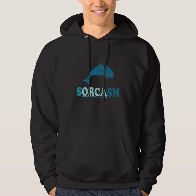 Moletom Sorcasm orca whale watching (Frente)