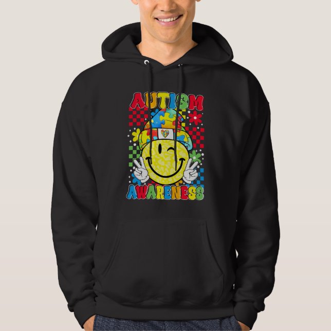 Moletom sorriso de conscientização do autismo (Frente)