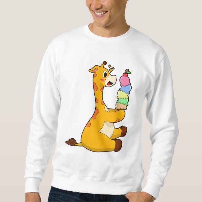 Moletom Sorvete Giraffe Waffle (Frente)