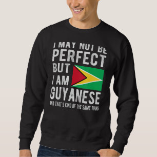 Moletom Sou a Bandeira da Guiana Patrimônio da Guiana Raíz