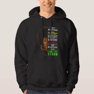 Moletom Sou a negra do mês da mulher Melanin Black Girl