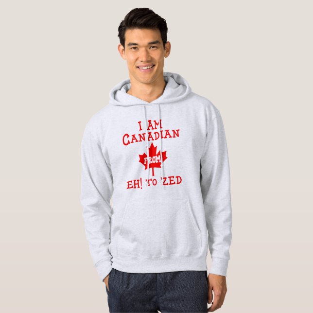 Moletom ​ sou canadense de Eh! a Zed - Hoodie (Frente Completa)