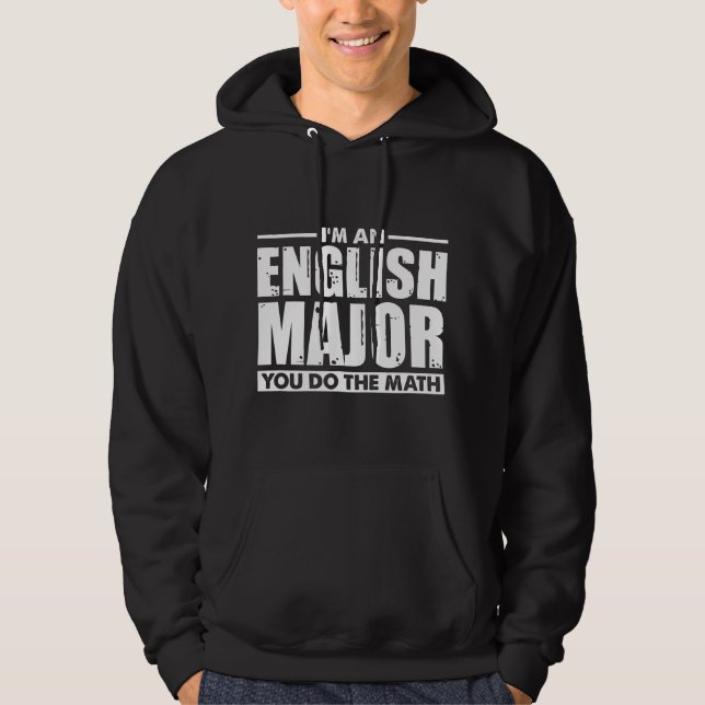 Moletom Sou Graduado Em Inglês Você Faz A Conta Engraçado  (Frente)