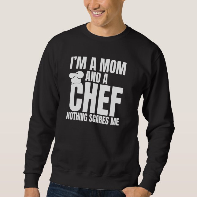 Moletom Sou Mãe E Chef, Nada Me Assusta Cozinha Culi (Frente)