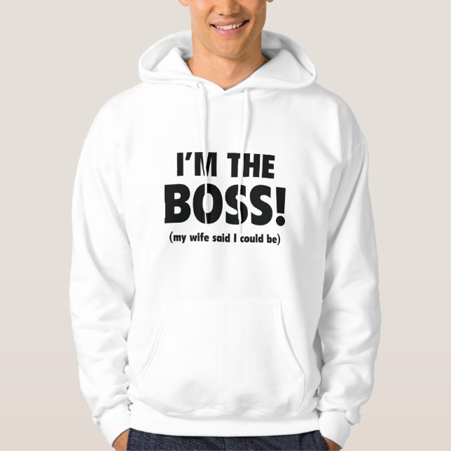 Moletom Sou o chefe (Frente)