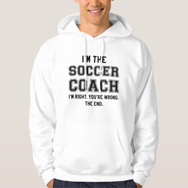 Moletom Sou o treinador de futebol (Frente)