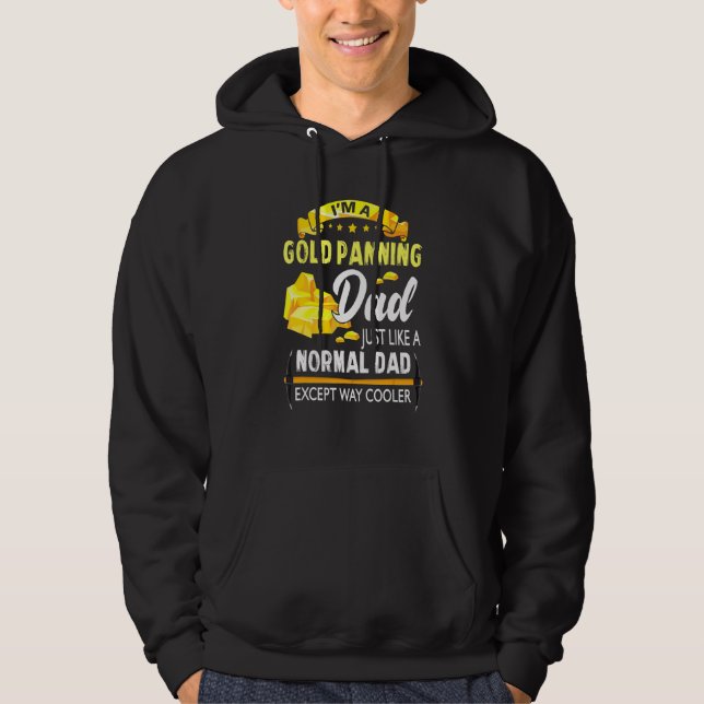 Moletom Sou um Dourado Pai de Panela como um Pai normal, m (Frente)