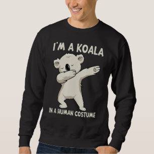 Moletom Sou um Koala em uma fantasia humana Engraçado Dabb