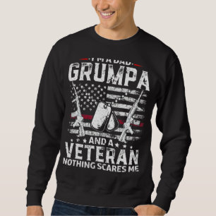 Moletom Sou um Pai Grumpa T- Dia de os pais Veterano