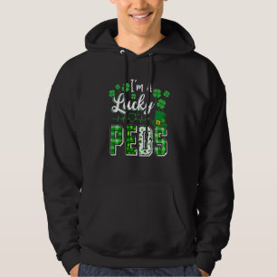 Moletom Sou uma enfermeira de Peds Shamrock Leprechaun Rua