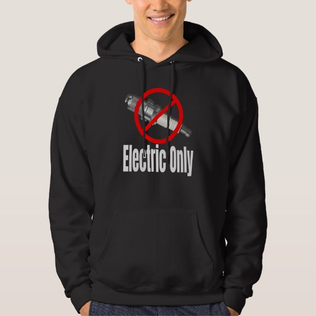 Moletom Spark Plug Crossed Out Electric Vehicles (Frente)