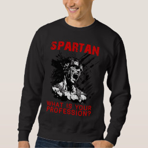 Moletom Spartan, qual é a sua profissão de ginã.