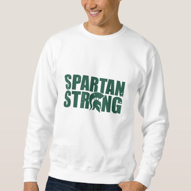 Moletom Spartan Strong, treino de exercícios (Frente)