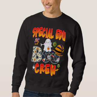 Moletom Special Edu Boo Crew Halloween  Ghost Teaching