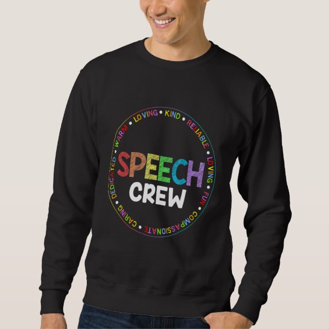 Moletom Speech Language Pathologist Therapy Groovy Speech  (Frente)