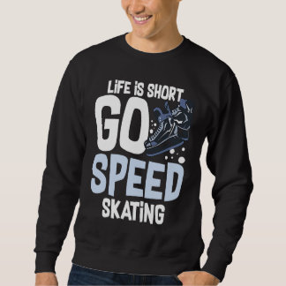 Moletom Speed Skating Skates Short Track Skater Workout Tr