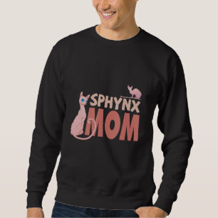 Moletom Sphynx Mãe Gato Mãe Sem Cabelos Gatos Gatinhos Gar