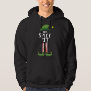 Moletom Spicy Elf Matching Family Christmas Party Engraçad