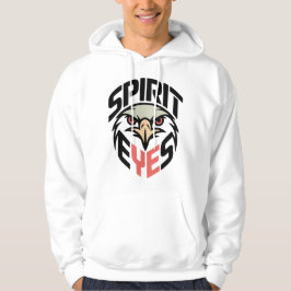 Moletom Spirit Eyes Hoodie – Bold Eagle Mascot Design for 