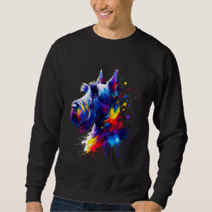 Moletom Splash Art Scottish Terrier Scottie Terriers