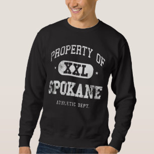 Moletom Spokane Property Xxl Sport College Athletic Funny