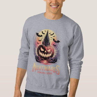 Moletom Spooky Jack-o'-Lanterna e Castelo Assombrado Illus