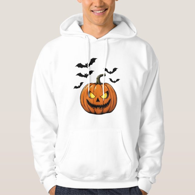 Moletom Spooky Pumpkin Hoodie | Autumn Fall sweet shirt (Frente)