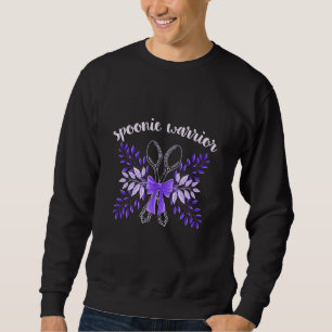 Moletom Spoonie Warrior Fibro Lupus Fadiga Enxaqueca Purpl