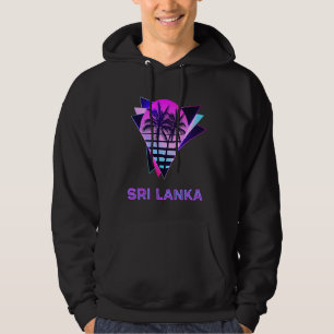 Moletom Sri Lanka Palmeira Retro Vintage dos Anos 80 Sri L