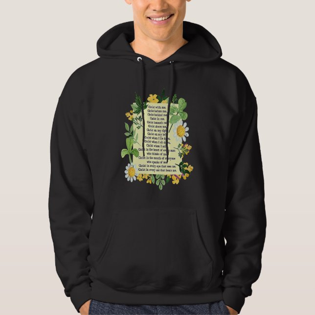 Moletom St Patrick Breastplate Prayer Patrick's Day Cathol (Frente)
