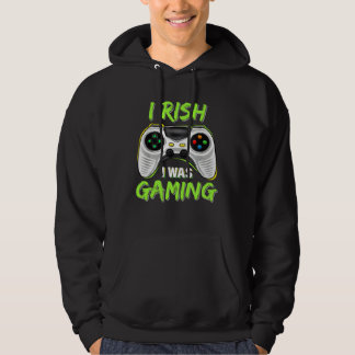 Moletom St Patricks Day Boys Kids Gamer Shamrock Irish I W