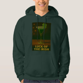 Moletom St. Patrick's Day Luck Of The Irish Clover Martini