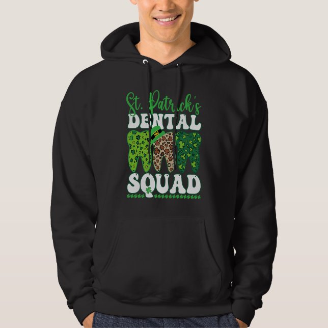 Moletom St Patrick's Dental Squad Leopard Tooth For Dentis (Frente)