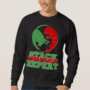 Moletom Stack Invest Repeat™ Quiet Power Bulls & Bears