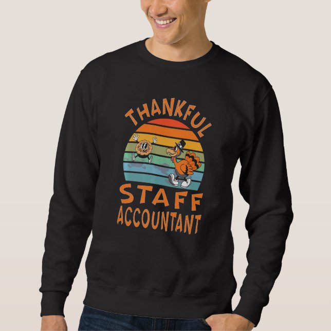Moletom Staff Accountant Job  Thanksgiving (Frente)