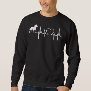 Moletom Staffordshire Bull Terrier Dog Hearbeat