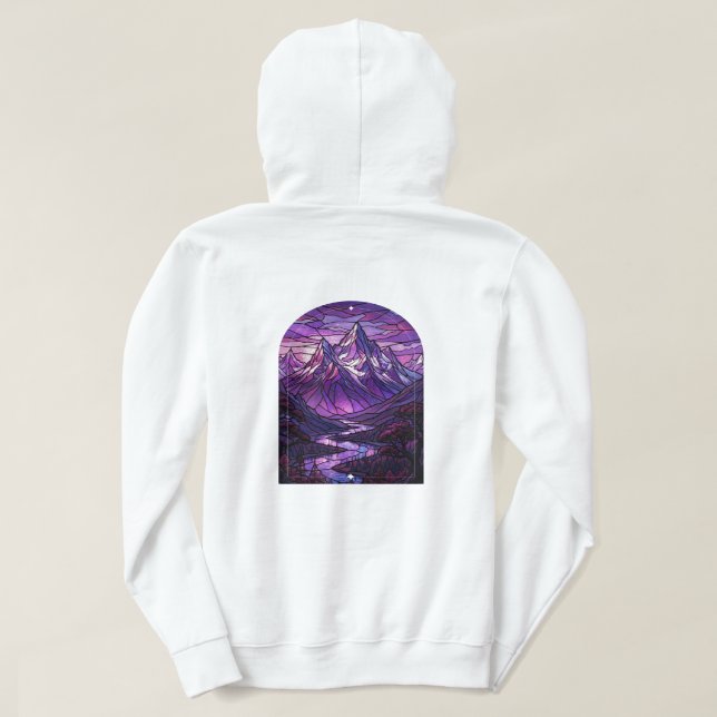 Moletom Stained Glass Mountain (Verso do Design)