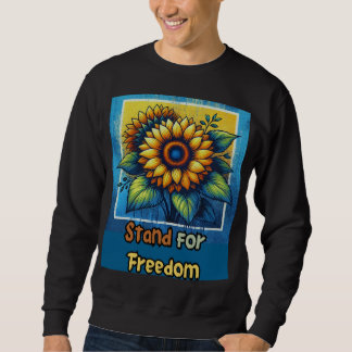 Moletom Stand for Freedom - Bold Sunflower Tribute