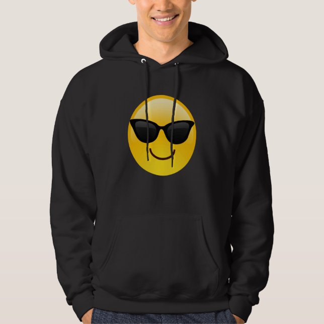 Moletom Stand Out with a Smile Awesome Smiling Face Shades (Frente)