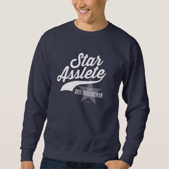 Moletom Star Asslete (Avid Indoorsman) (Frente)