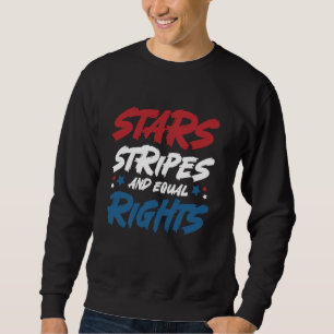 Moletom Stars Stripes e Igualdade de Direitos 4 de julho