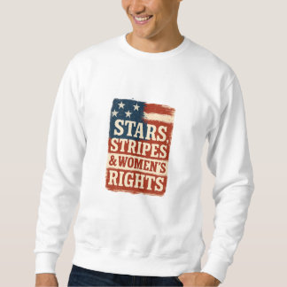 Moletom Stars, Stripes & Women’s Rights Distressed Flag