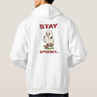 Moletom Stay Spooky Cute Retro Ghost Skateboard